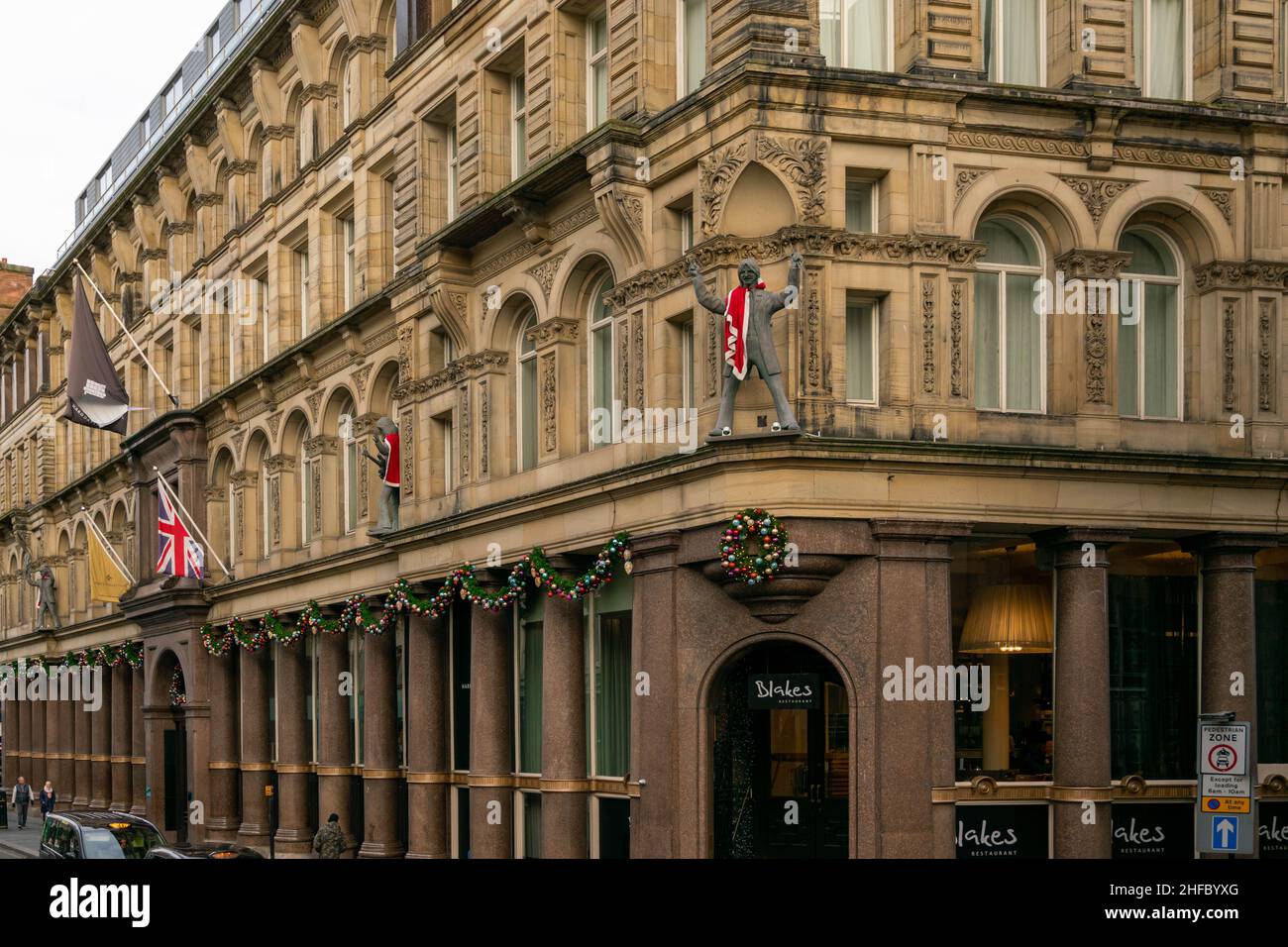Liverpool, UK - 5 Jan 2020: Hard Days Night Hotel. The world's only Beatles inspired hotel, combining high quality facilities in a truly unique enviro Stock Photo
