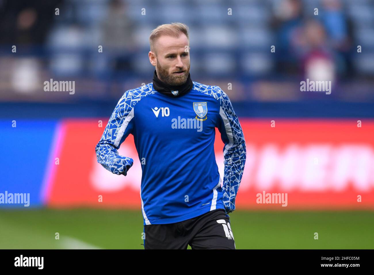 Sheffield Uk 15th Jan 22 Barry Bannan 10 Of Sheffield Wednesday Warming Up Before The Game In Sheffield United Kingdom On 1 15 22 Photo By Simon Whitehead News Images Sipa Usa Credit Sipa Usa Alamy Live