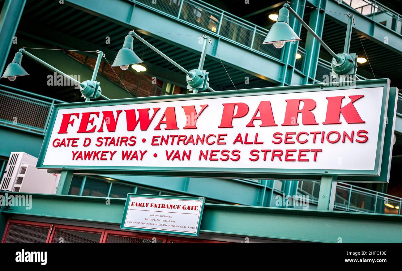 The Fenway Park Stadium Stock Photo Alamy