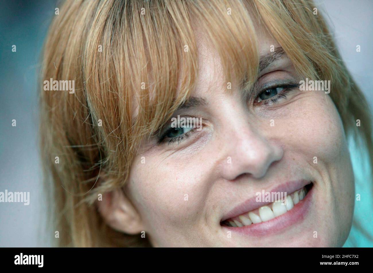 09-09-2005. 62 Venice film festival. The actress Emanuelle Seignr at the Venice film festival for presenting the film ' Backstage ' Stock Photo
