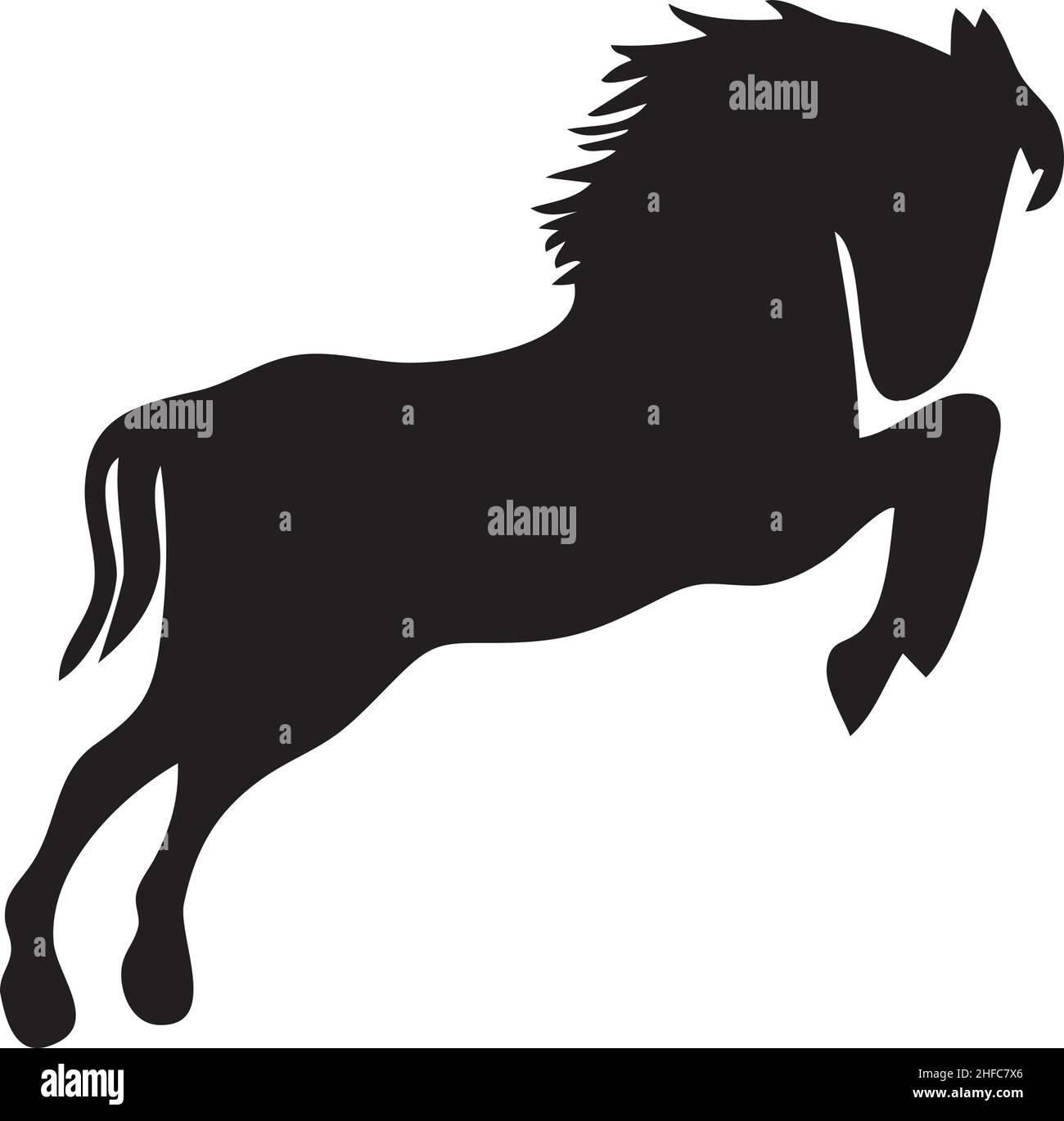 Horse Icon In Vector Format. Stock Vector