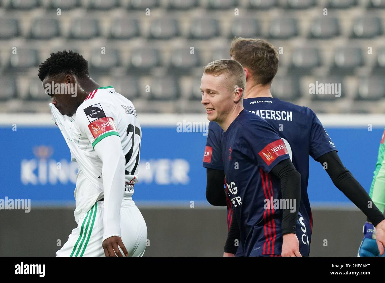 LEUVEN, BELGIUM JANUARY 15 10 for the players of Oud Hervee Leuven