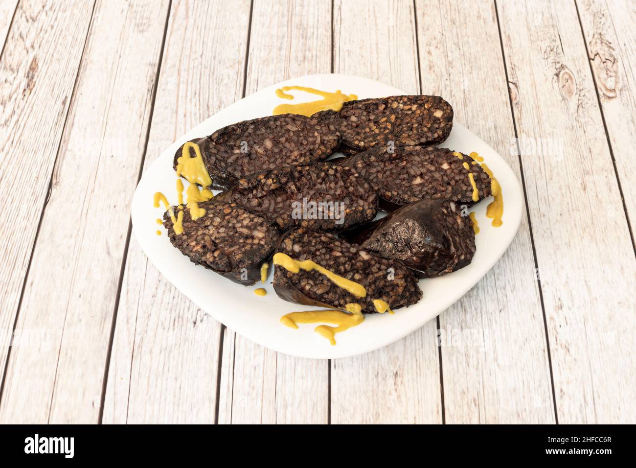 Burgos blood sausage is a sausage based on pork blood typical of Burgos