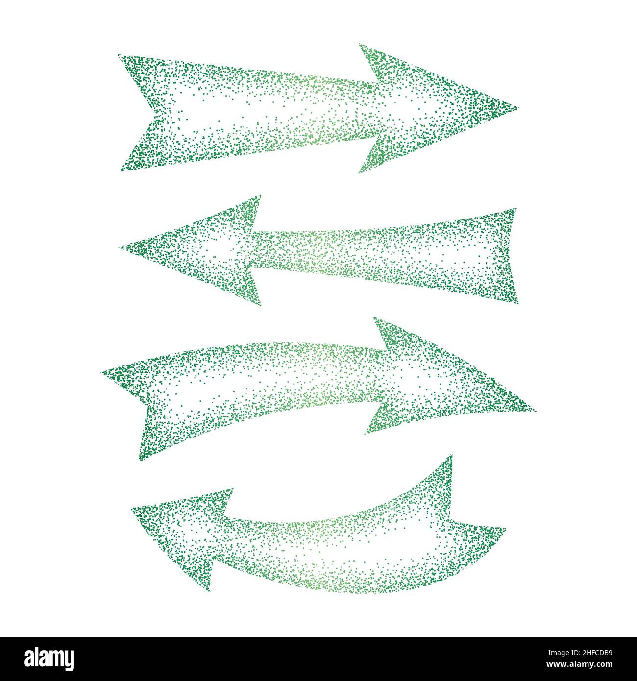Stippling Arrow texture and backgrounds. Vector and Illustration. Stock Vector