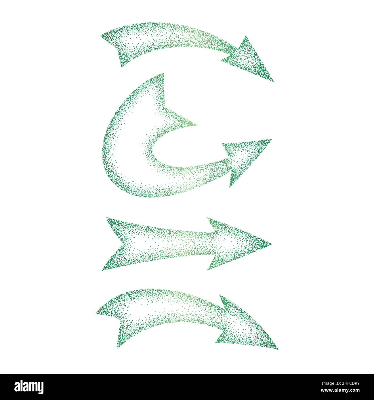 Stippling Arrow texture and backgrounds. Vector and Illustration. Stock Vector