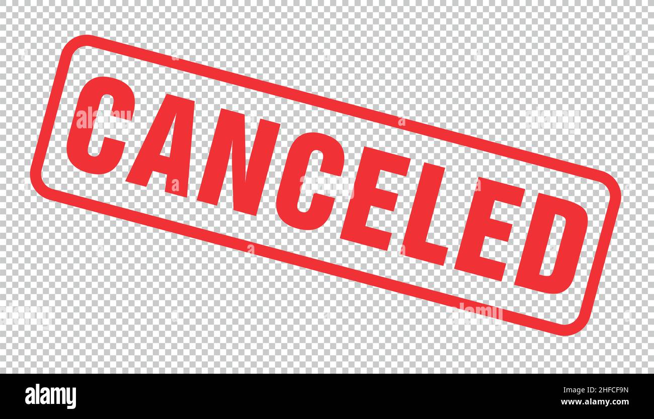 cancelled stamp. cancelled square grunge sign. cancelled for