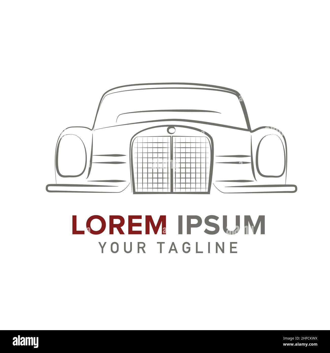 retro car vector design template Logo vector design template Logo ...