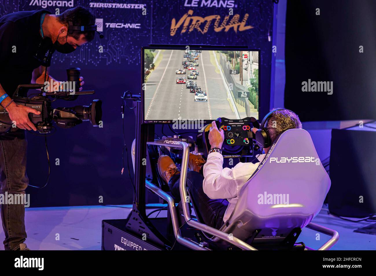 Paris, France. 15th Jan, 2022. DALMAS YANNICK during the 24 Hours of Le Mans Virtual, 24 Heures du Mans Virtuelles, sim racing, from January 14 to 15 to 14, 2022 at paris, France - Photo François Flamand/DPPI Credit: DPPI Media/Alamy Live News Stock Photo