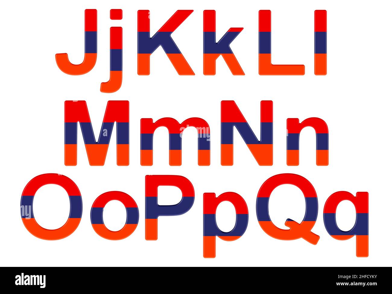 The armenian alphabet Cut Out Stock Images & Pictures - Alamy