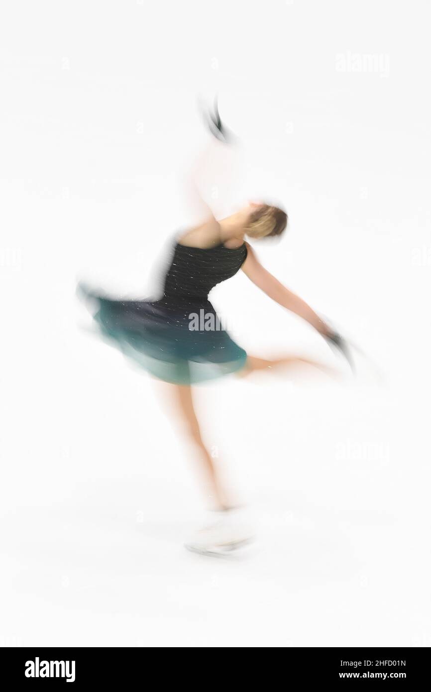 Niina PETROKINA (EST), during Women Free Skating, at the ISU European