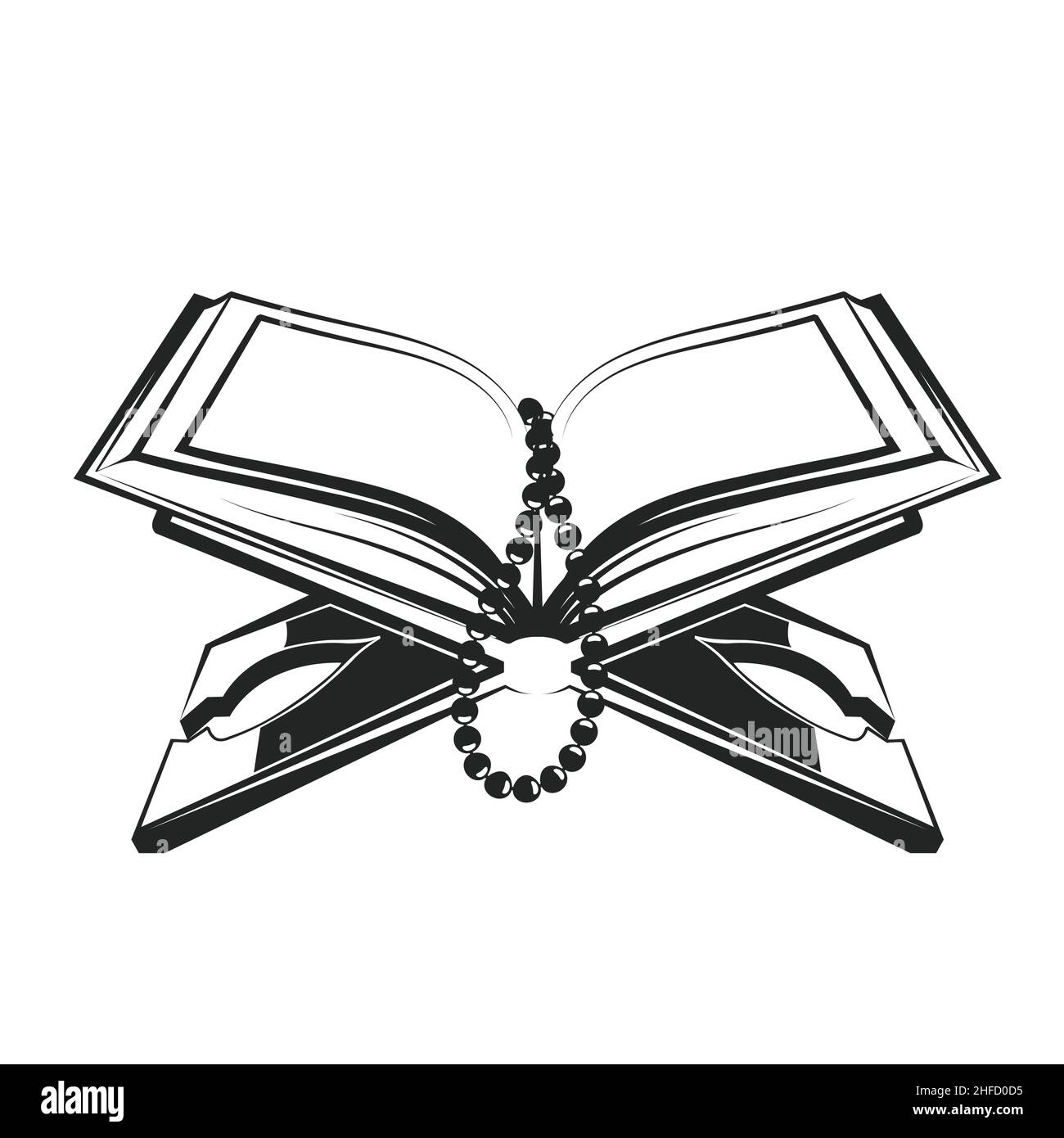 quran clipart black and white