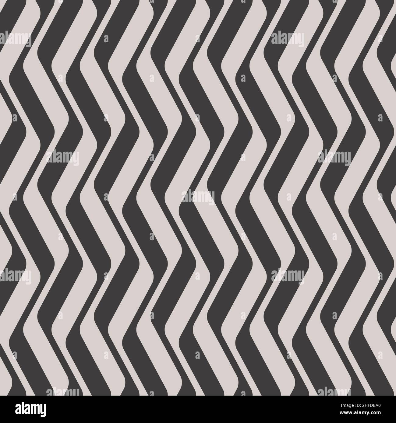 Zigzag Chevron Lines Seamless Background in Black and White Color. Vector Tileable pattern. Stock Vector