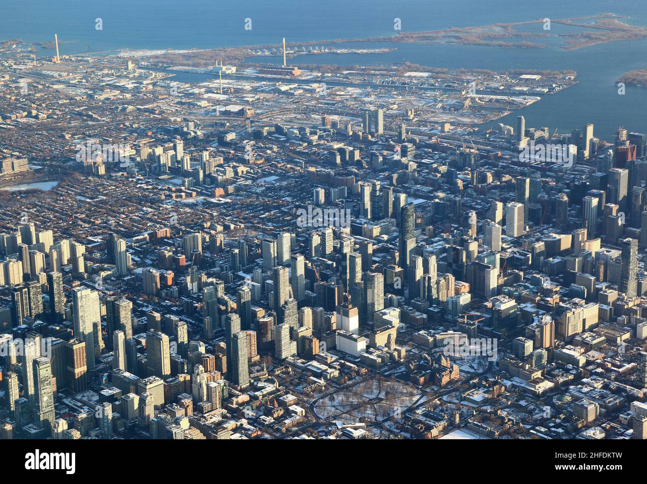 Toronto, Canada - Aerial View Stock Photo