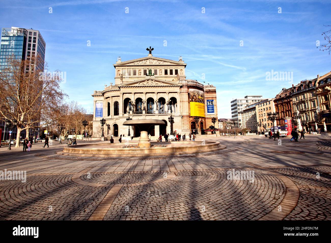 famous Opera house in Frankfurt, the Alte Oper, Germany Stock Photo