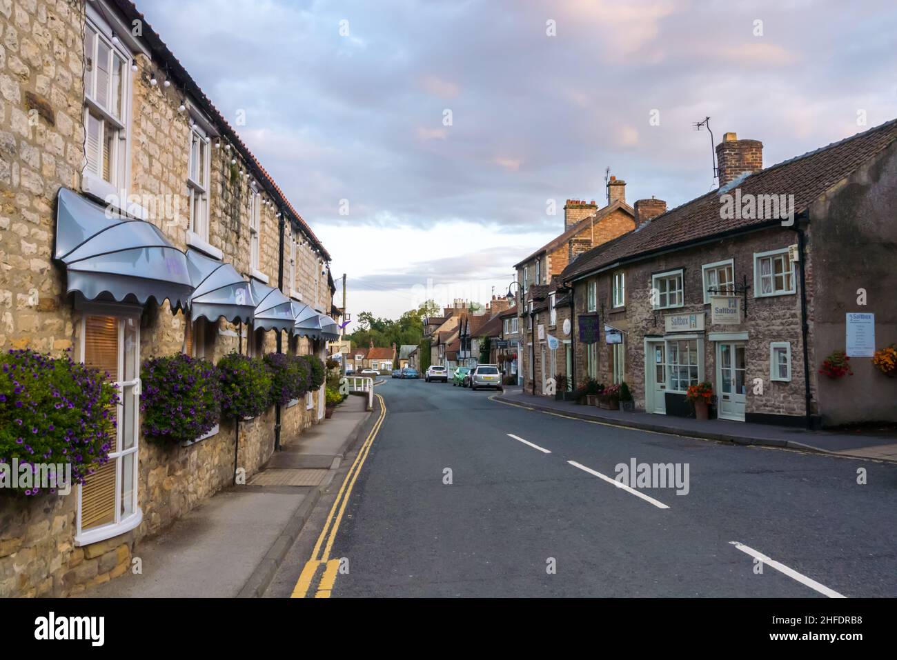 Castlegate in Helmsley, North Yorkshire Stock Photo