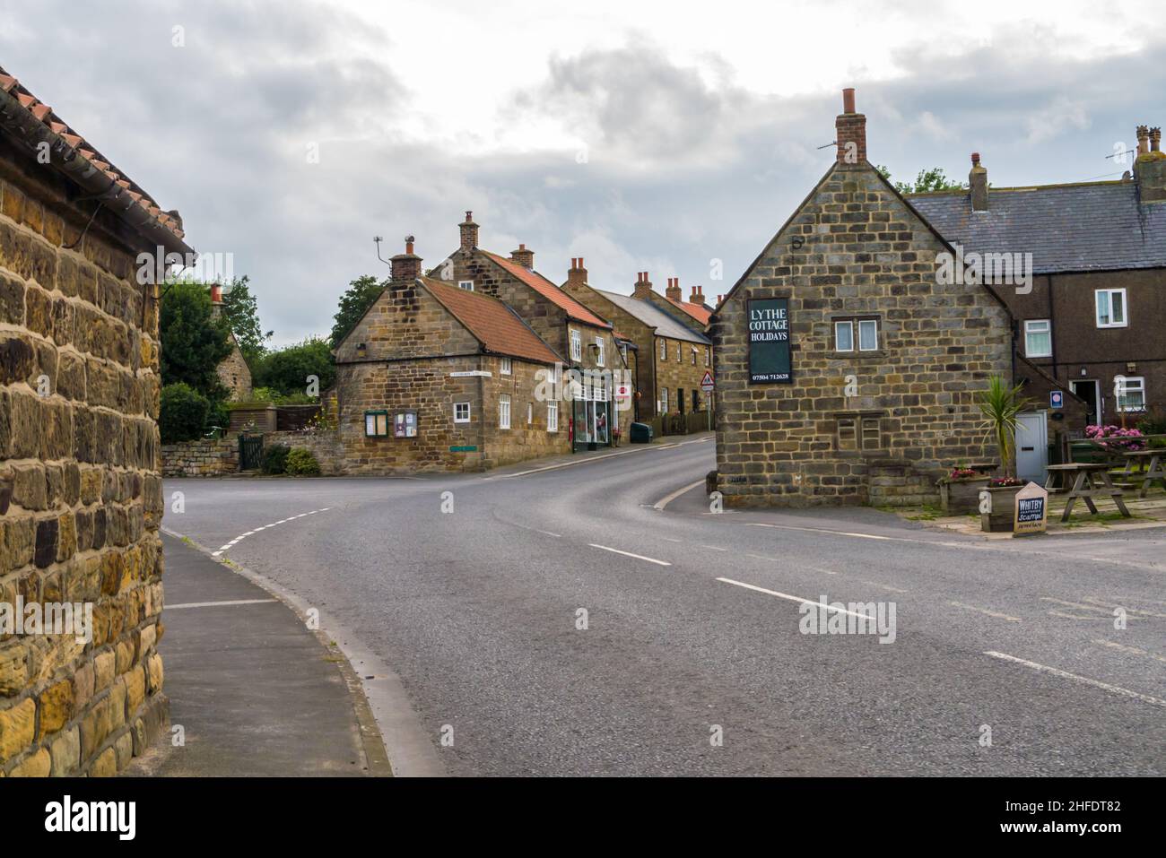 The Village of Lythe, Scarborough, North Yorkshire Stock Photo
