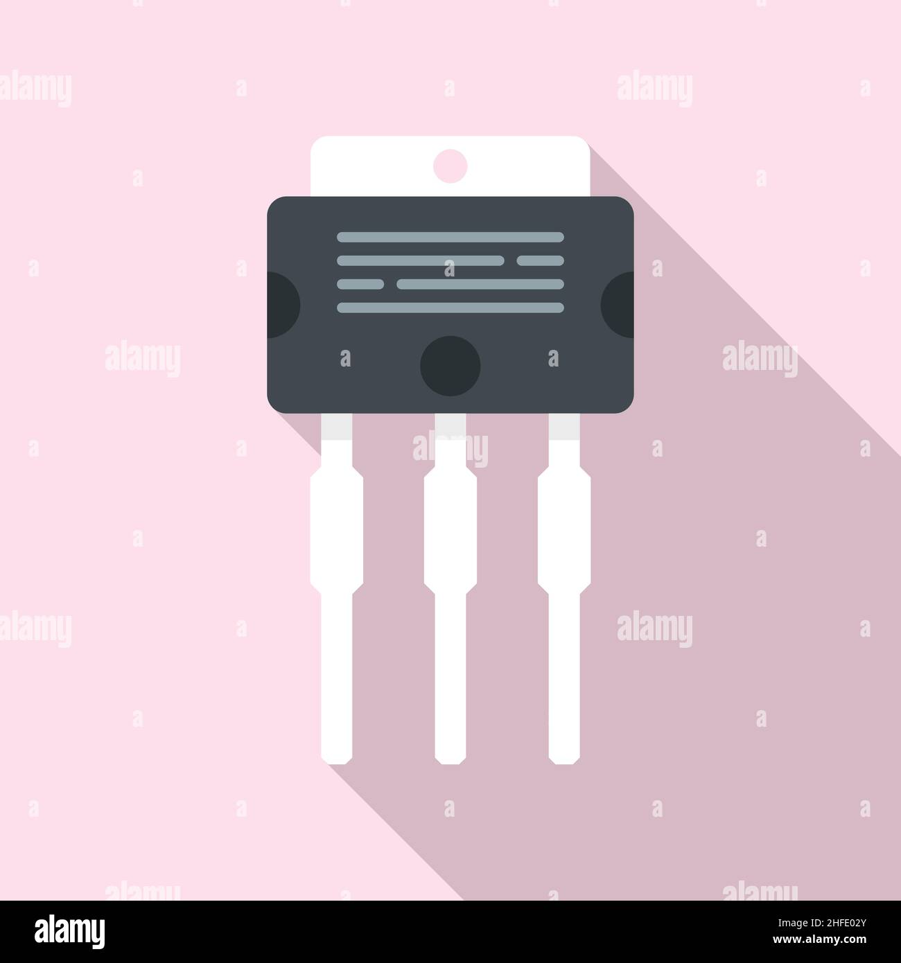 Voltage charge icon flat vector. Electric regulator. Power transformer ...