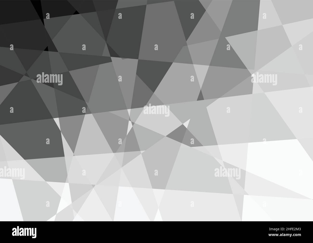 Abstract geometric background black and white polygon. Vector ...