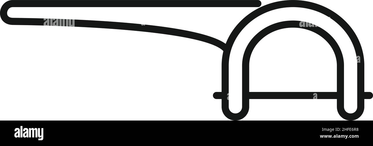 Personal toothpick icon outline vector. Tooth pick. Small dental Stock ...
