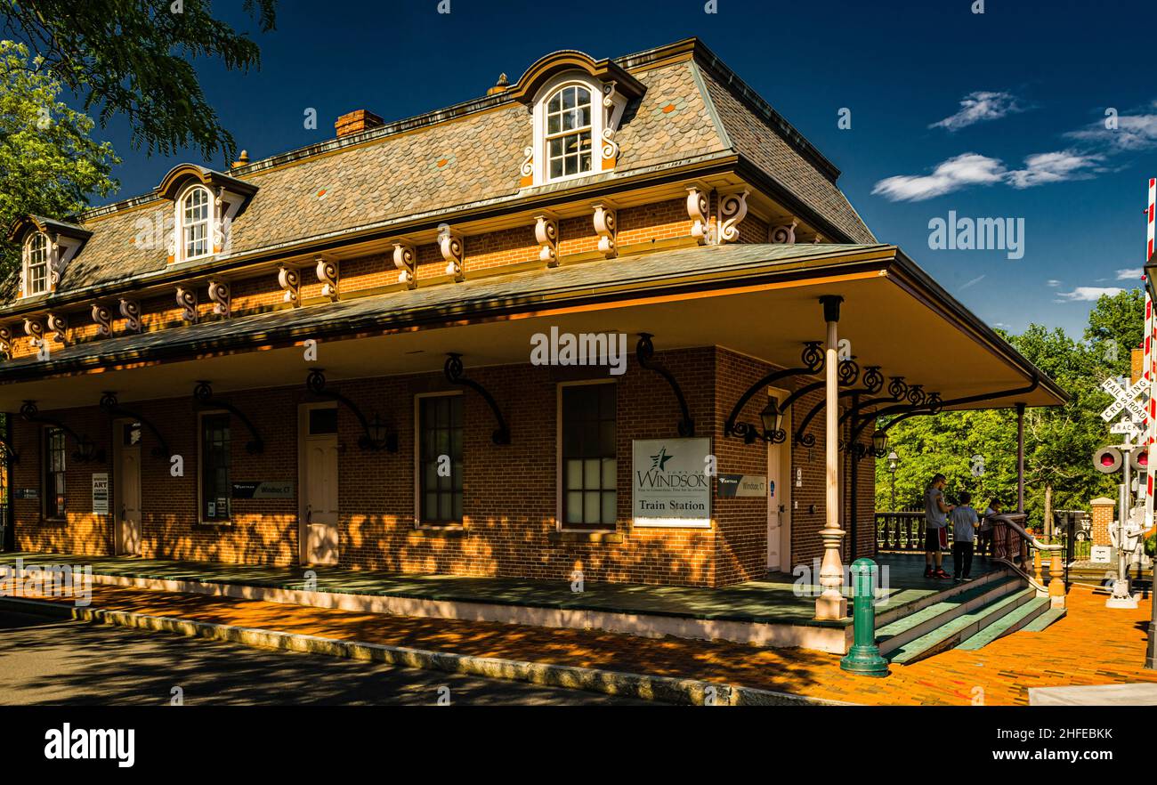 Windsor station Windsor, Connecticut, USA Stock Photo Alamy