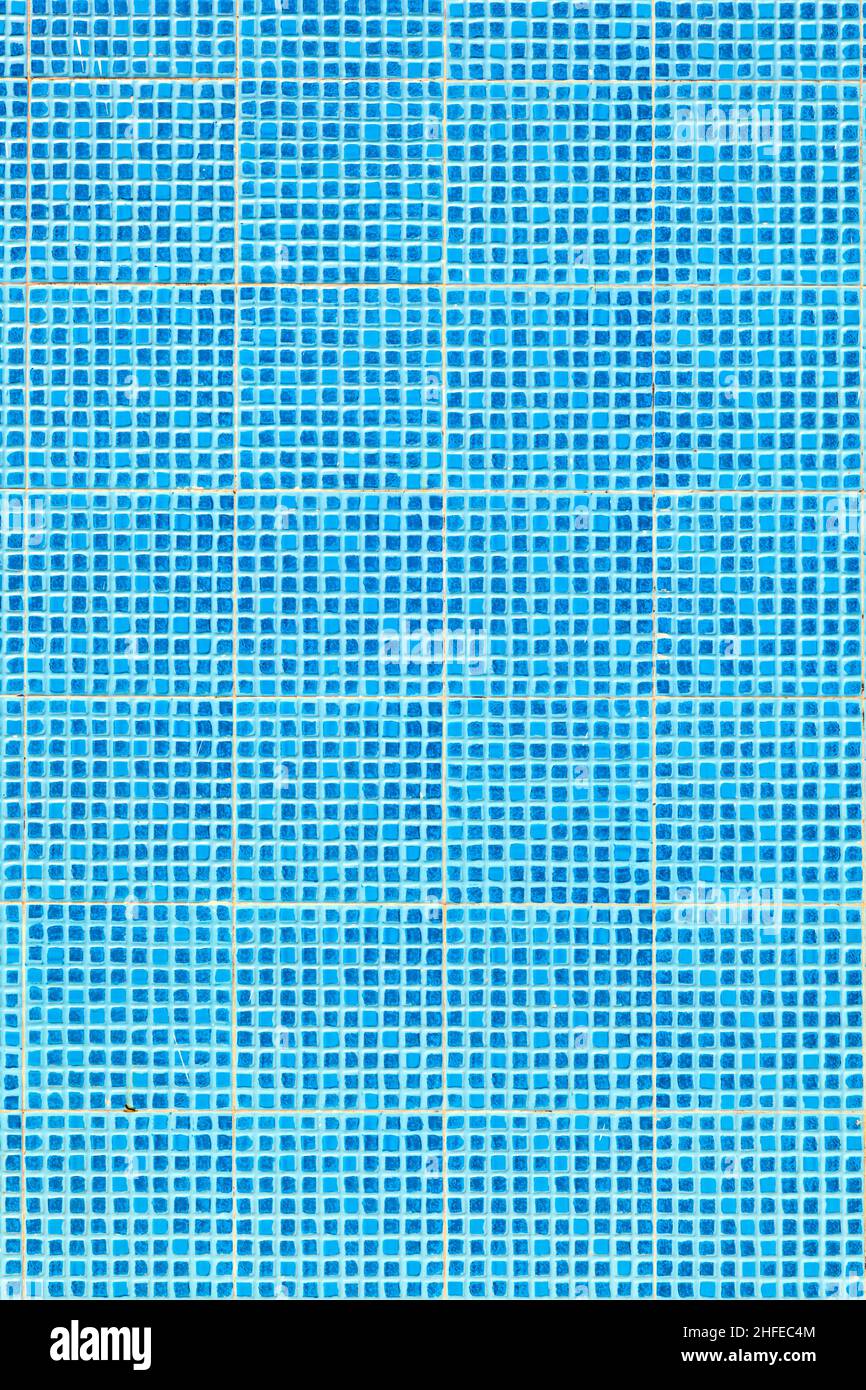 Blue Pool Tile Background Stock Photo - Alamy