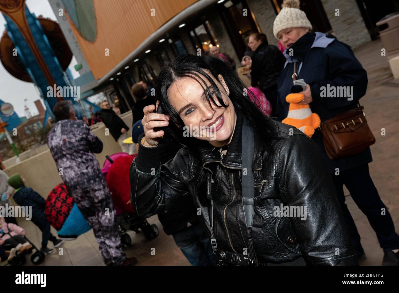 Halloween at blackpool pleasure beach hires stock photography and