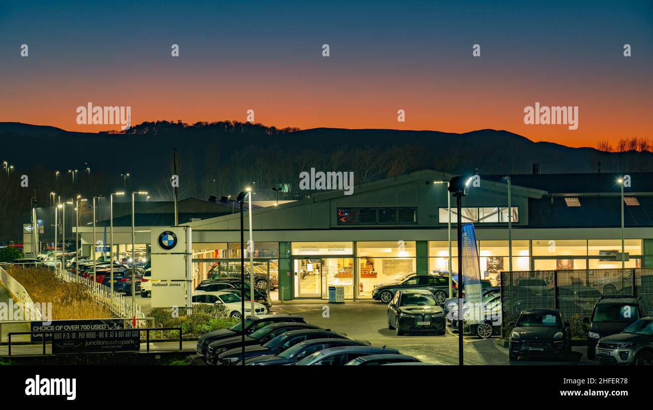 Halliwell Jones, Car Dealer, Llandudno Junction, Conwy, North Wales