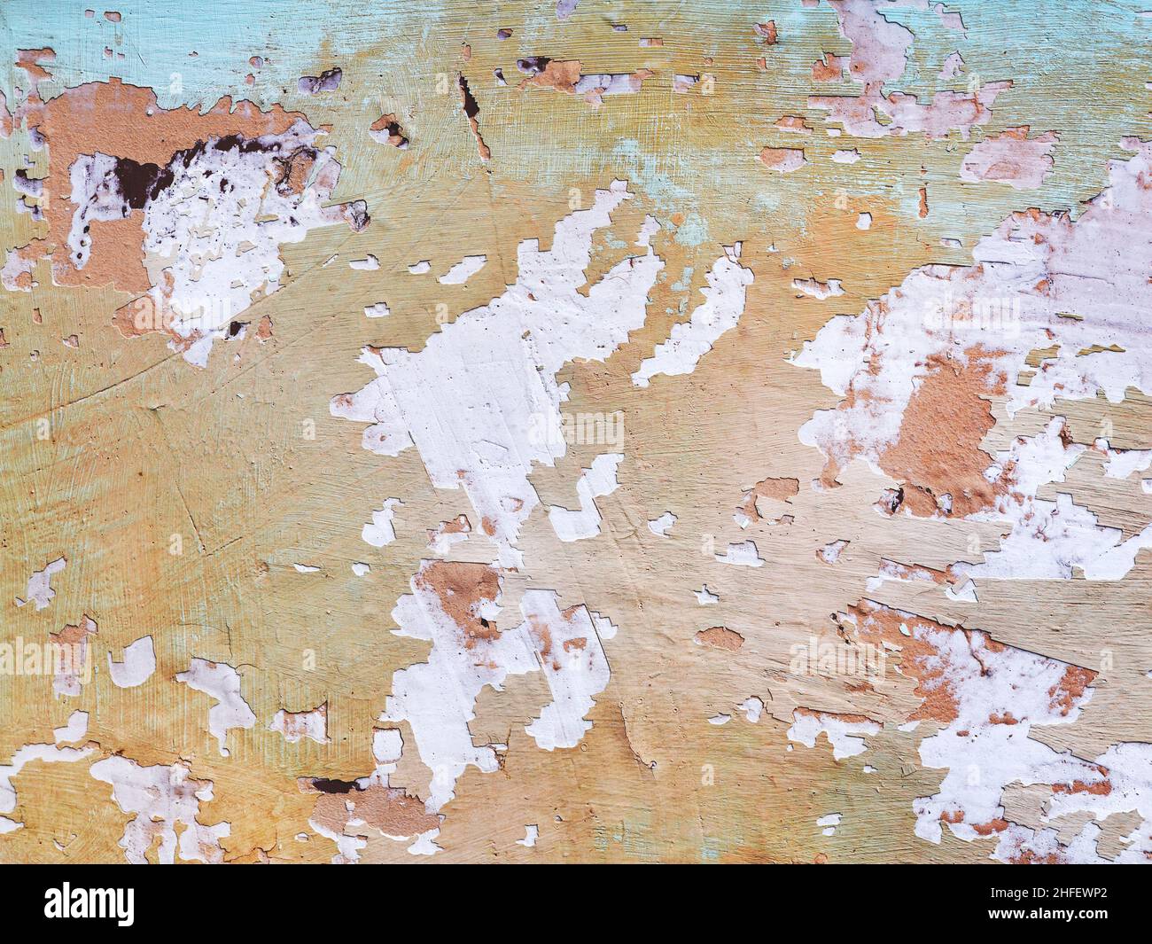 Concrete, weathered, worn, damaged wall paint. Rough, concrete surface