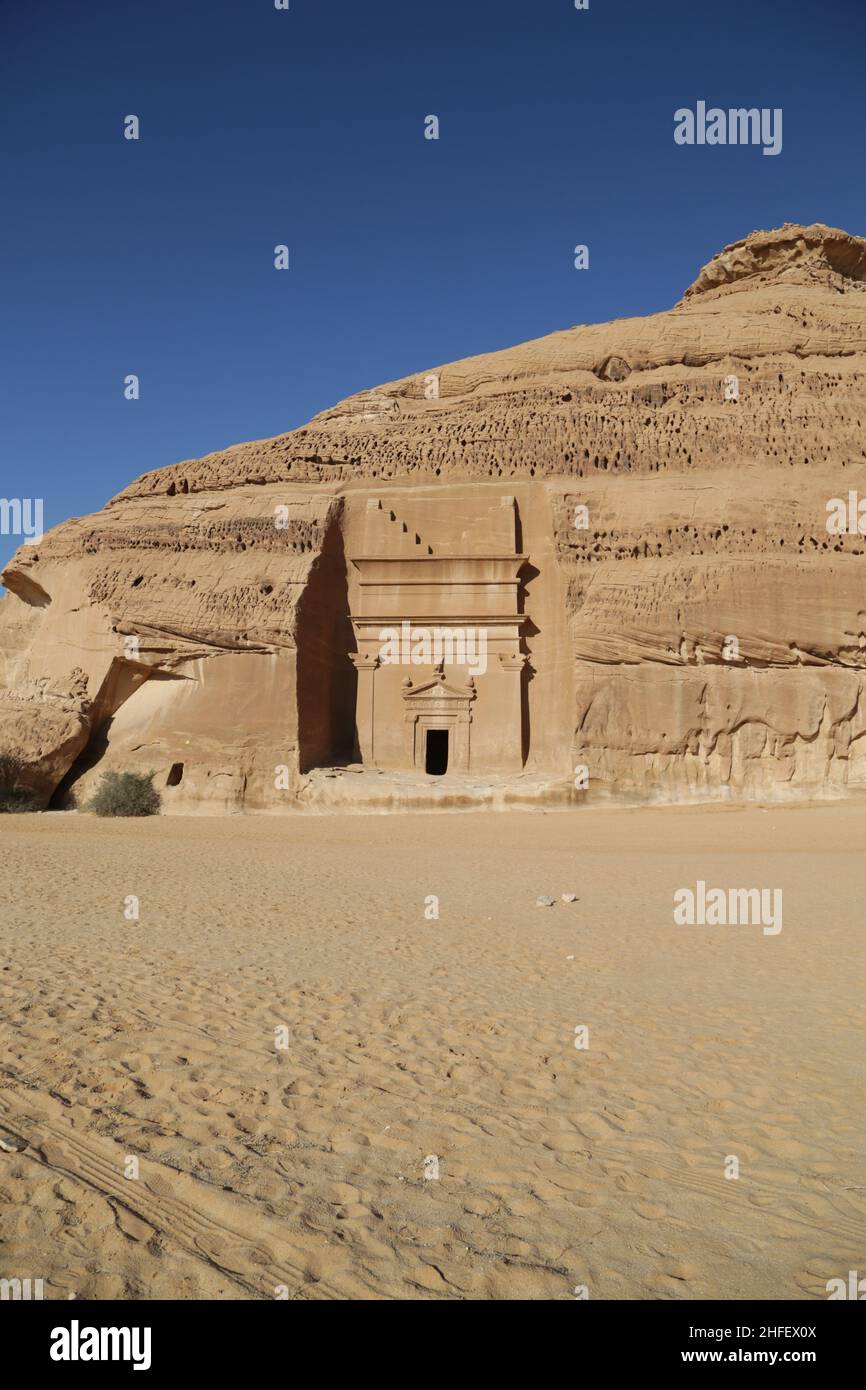 old history in the antique kingdom of saudi arabia Stock Photo