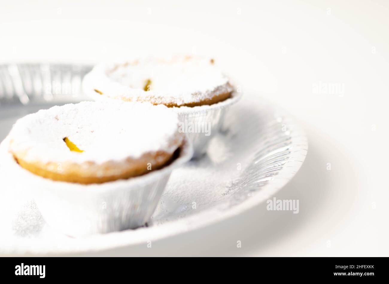 Egg custard tart, shortcrust pastry tart filled with egg custard
