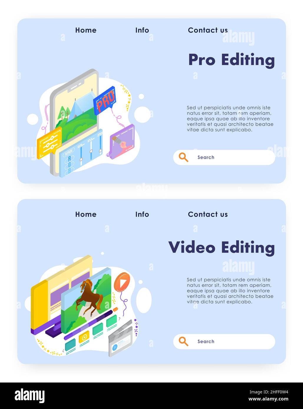 Mobile horse camp Stock Vector Images - Alamy