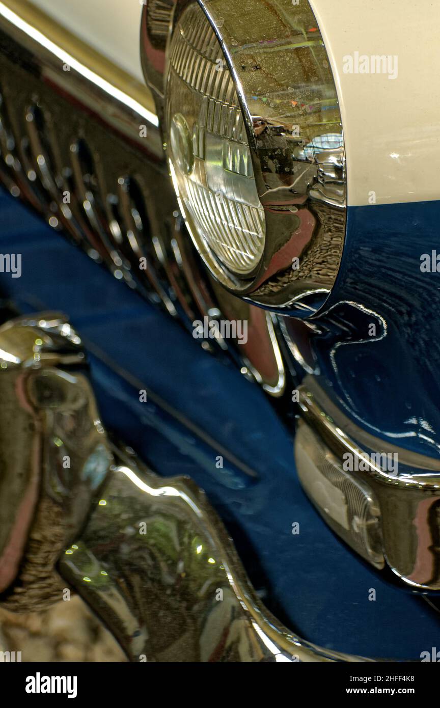 Photo cars Volga, GAZ 21,Emblem, Deer,emblem, symbol, sign Stock Photo