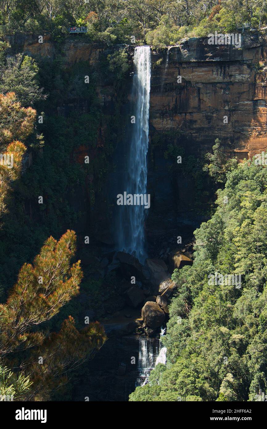 Fitzroy Falls im Morton National Park in Australien Stock Photo