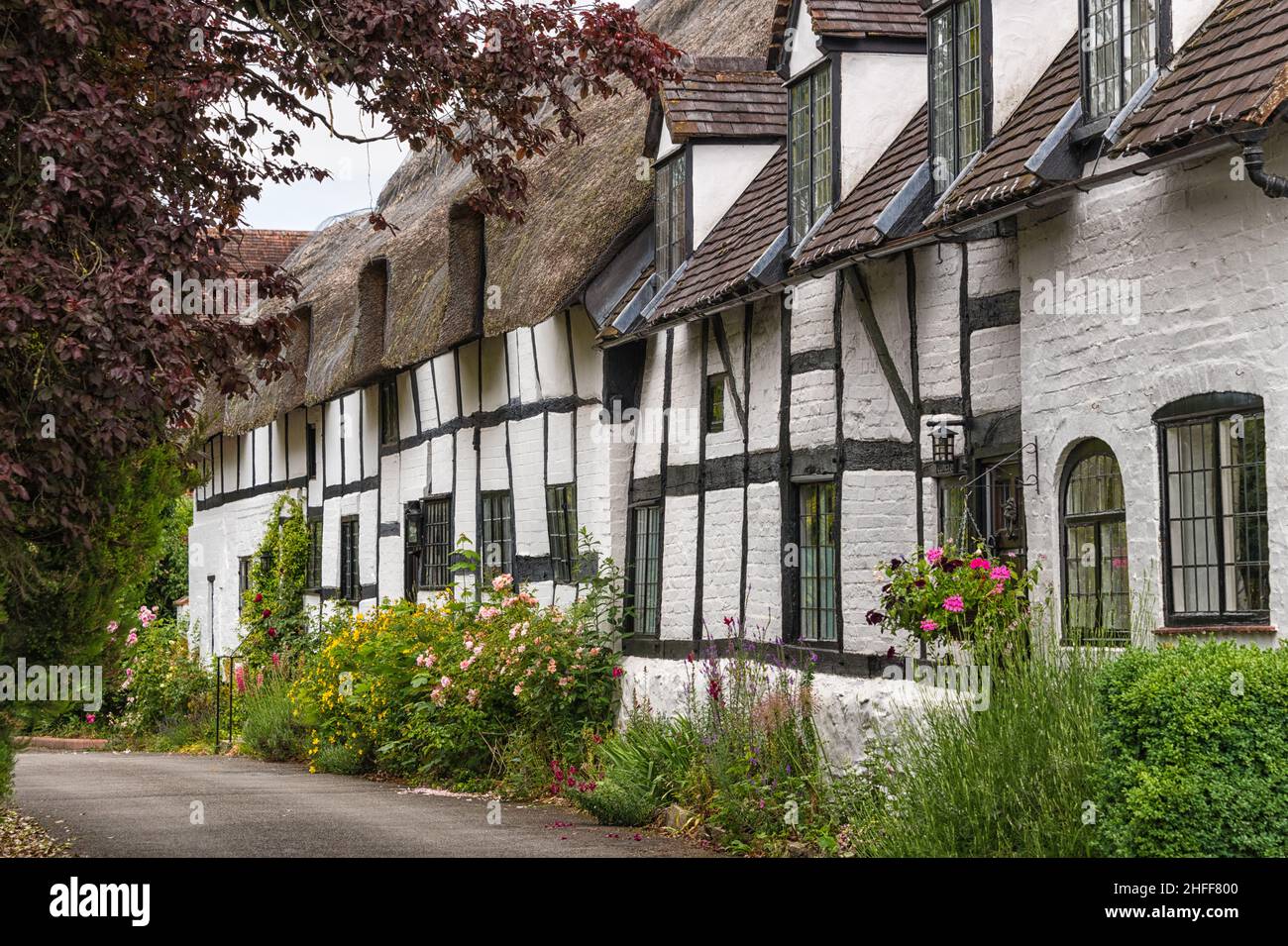 Tavern Lane, Shottery, StratforduponAvon, Warwickshire, England Stock