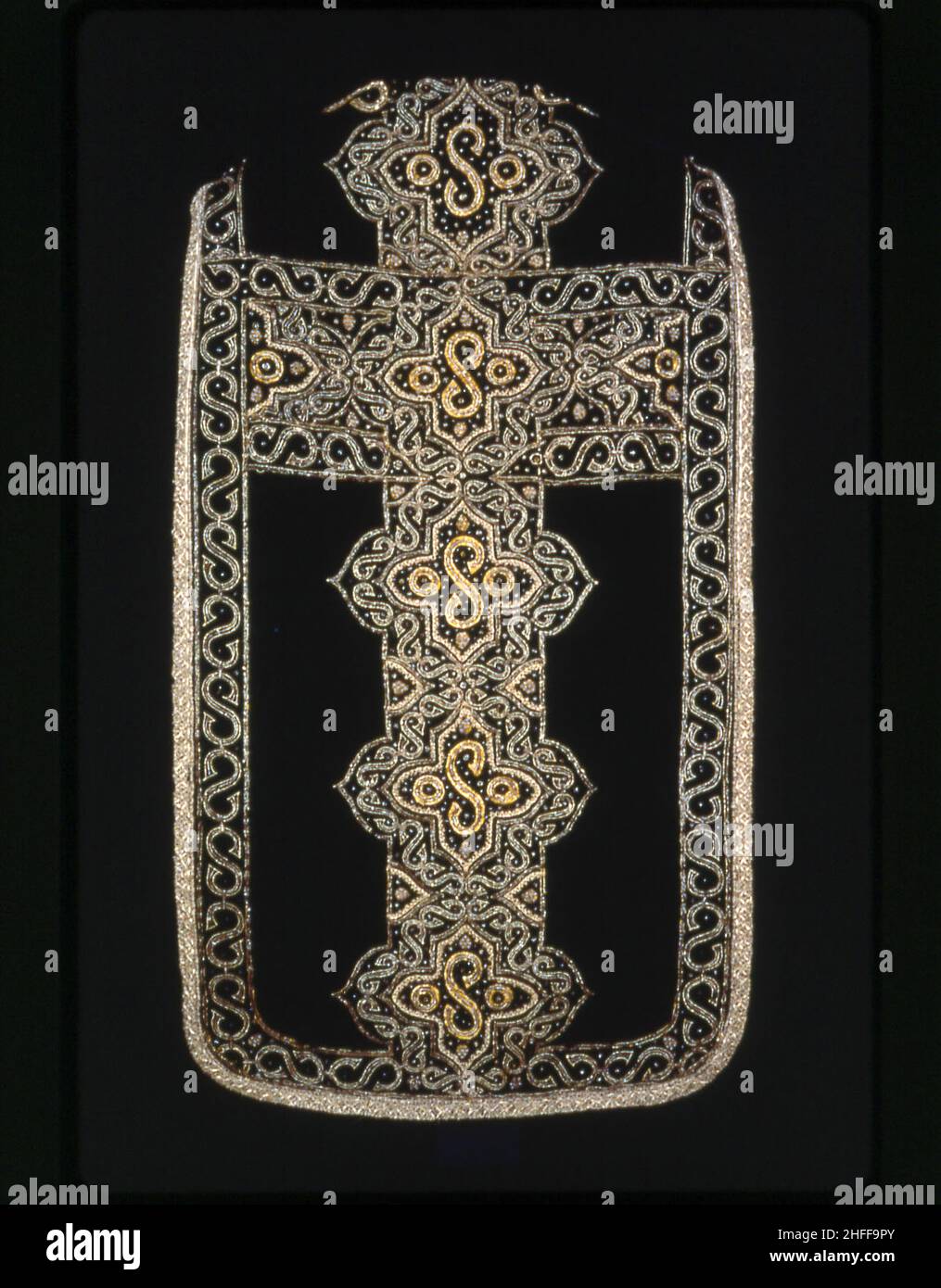 The Stafford Chasuble, England, 1620/40 (appliqu&#xe9;d late 17th century). Stock Photo