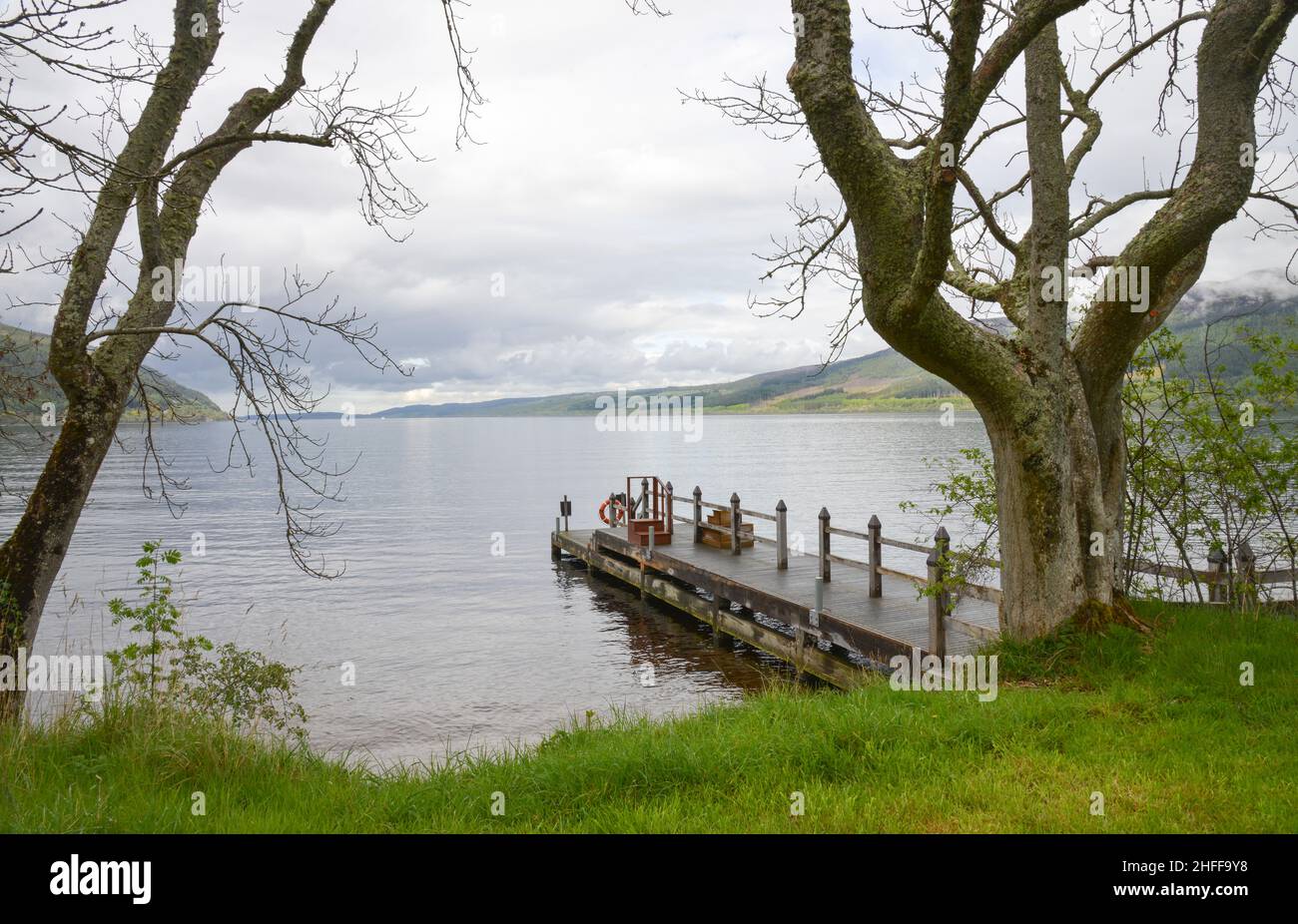 Loch Ness,Scotish Highlands -1 Stock Photo