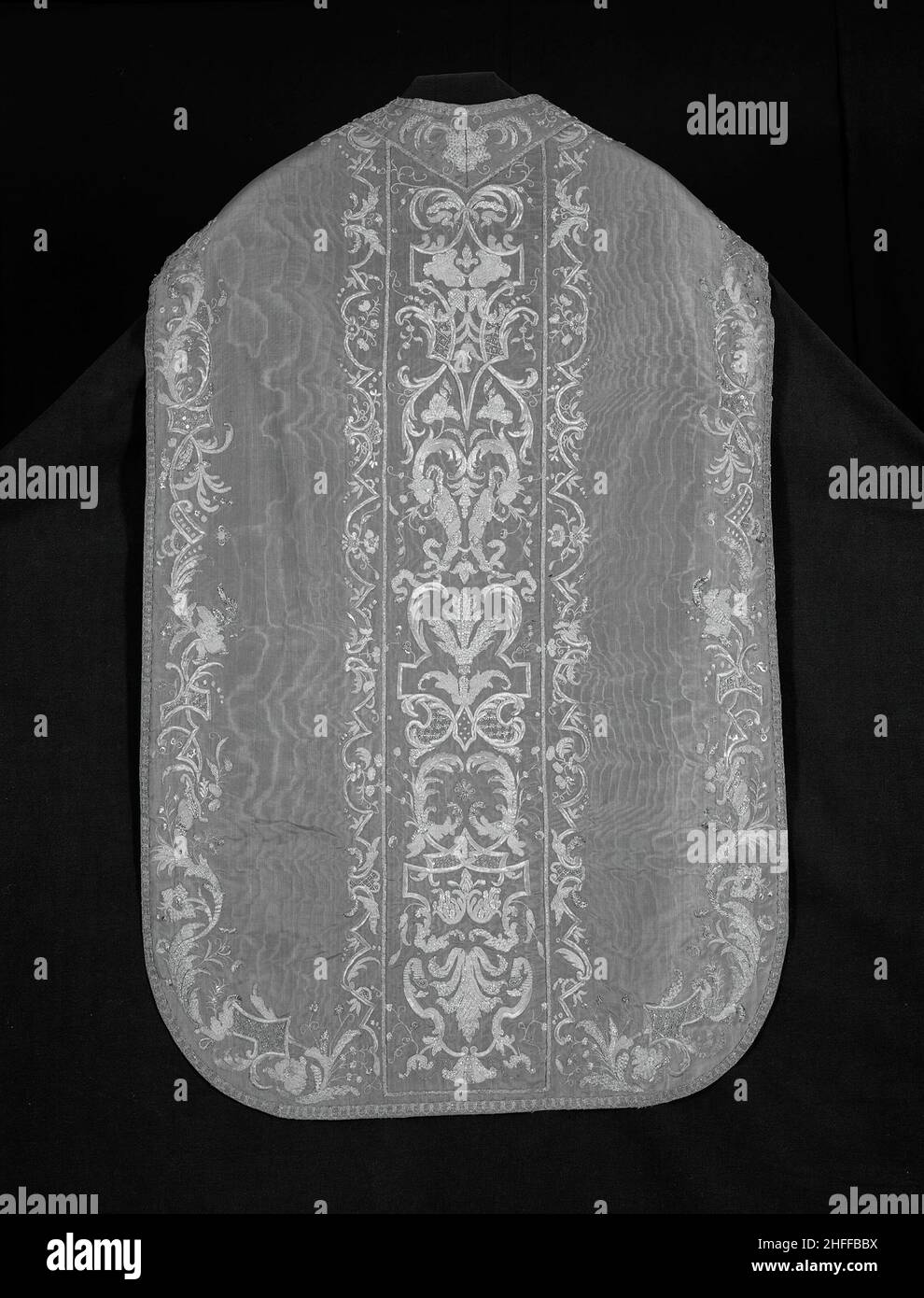 Chasuble, Stole, and Maniple, France, Late 17th/early 18th century. Stock Photo