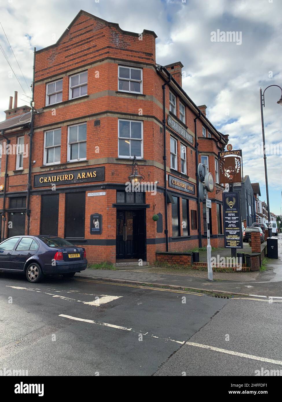 Vegetarian Market at Wolverton Milton Keynes UK Crauford Arms pub bar