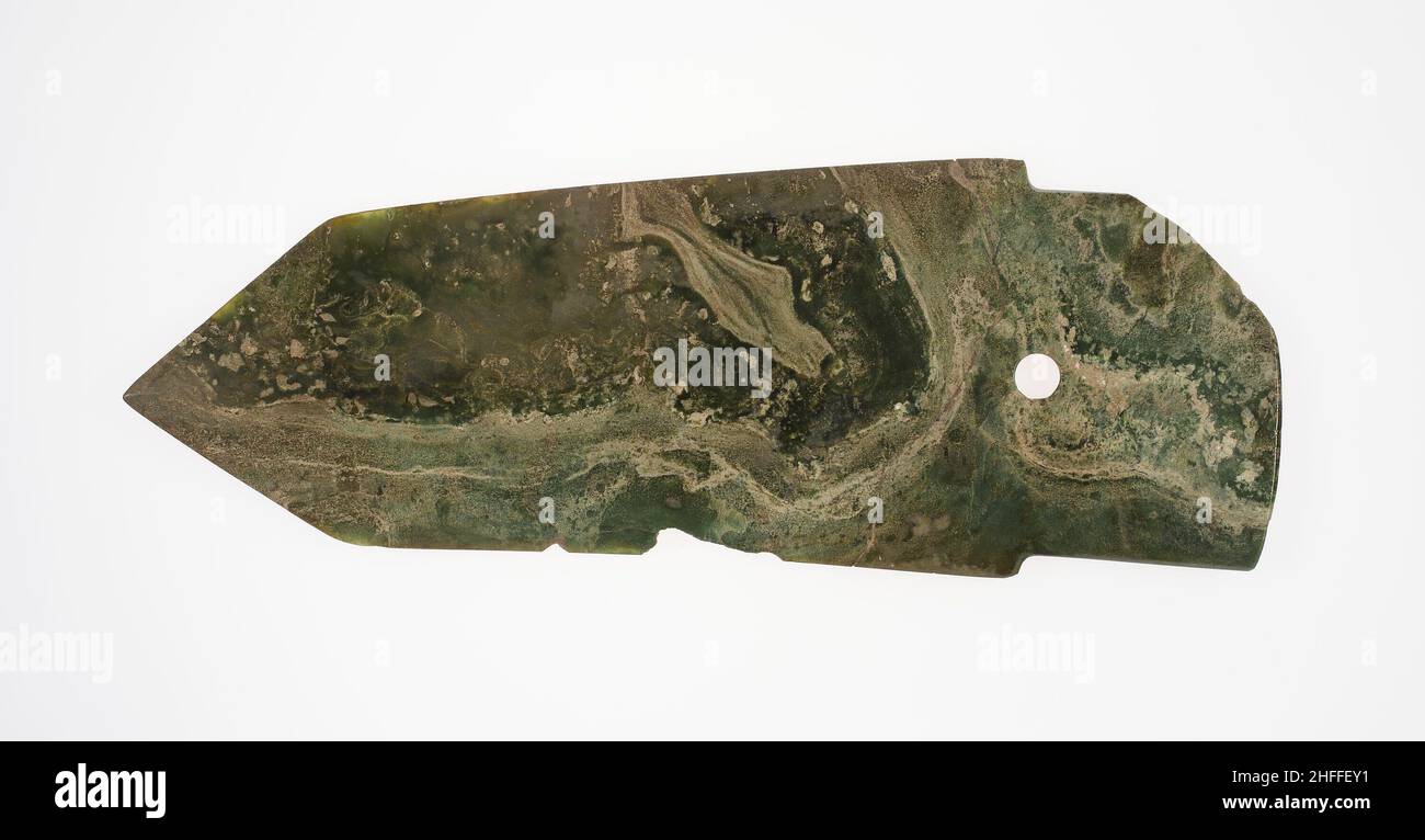 Dagger-Blade (ge), Shang dynasty (c. 1600-1046 BC), 13th-11th century B.C. Stock Photo