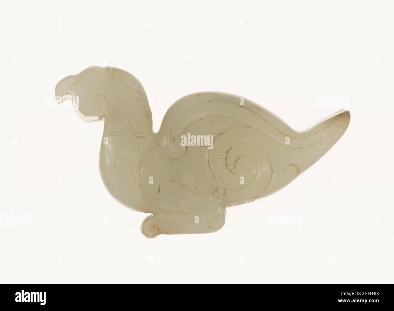 Bird Pendant, Eastern Zhou dynasty, c. 770-256 B.C. c. 4th/3rd century B.C. Stock Photo
