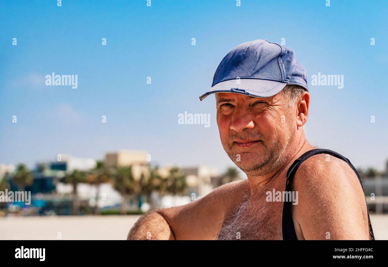 Happy middle aged black man hi-res stock photography and images - Alamy