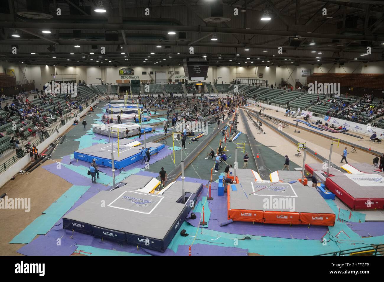 A general overall view of the the UCS Spirit National Pole Vault Summit