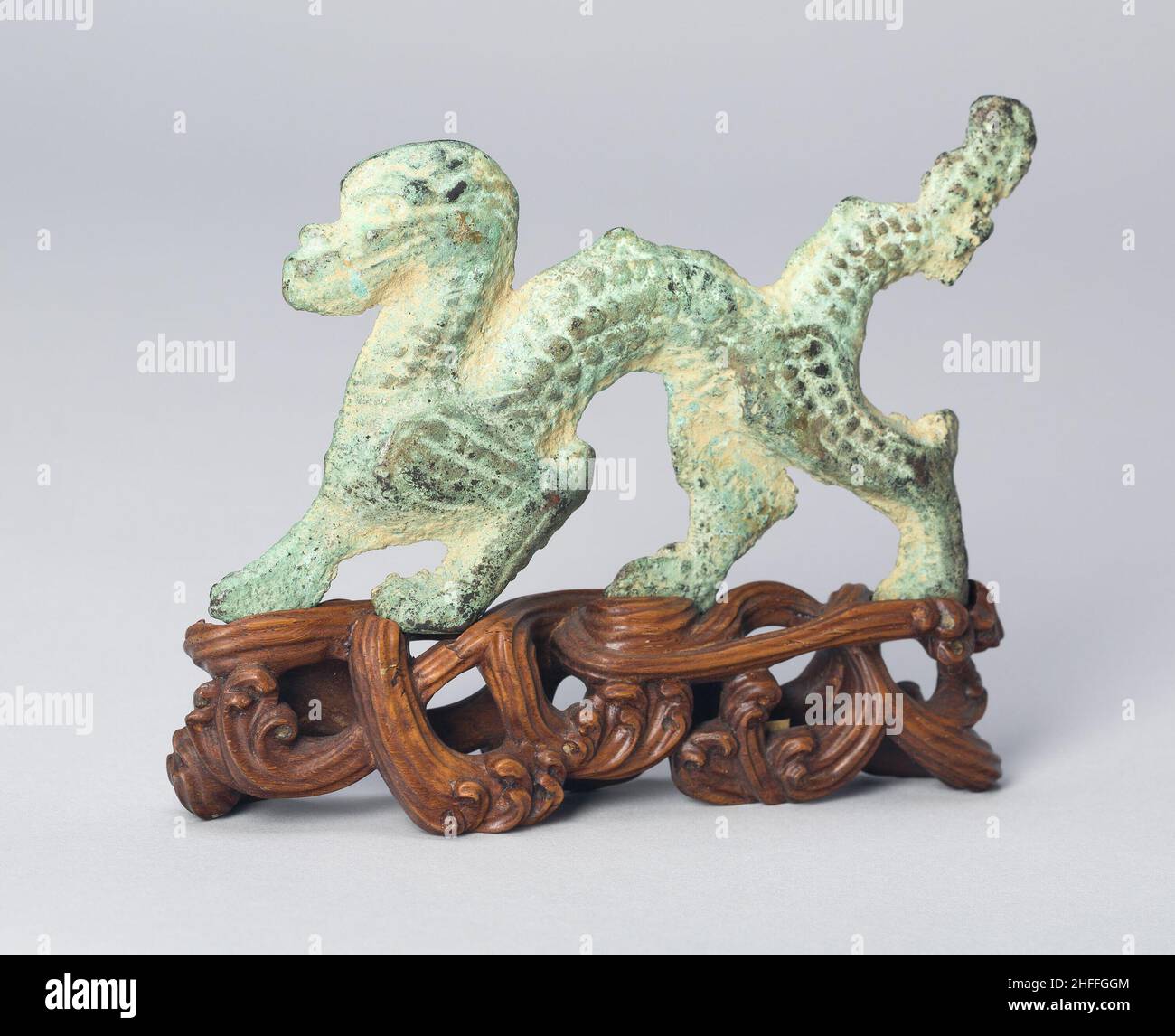 Dragon, Han dynasty (206 B.C.-A.D. 220) or later. Stock Photo