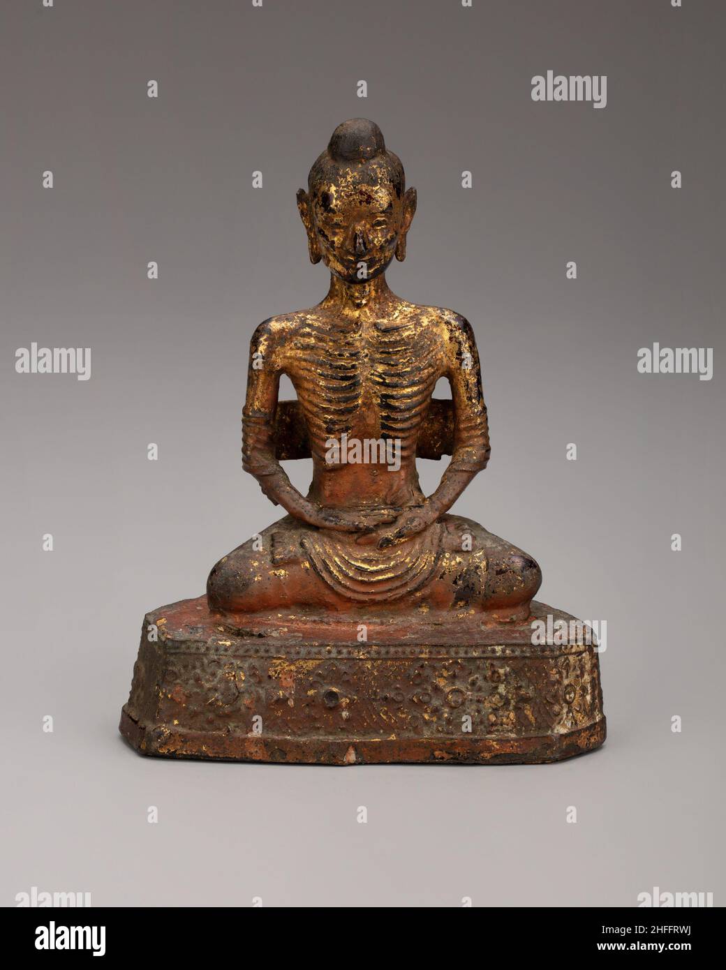Emaciated Siddhartha, 1850/1900. Stock Photo