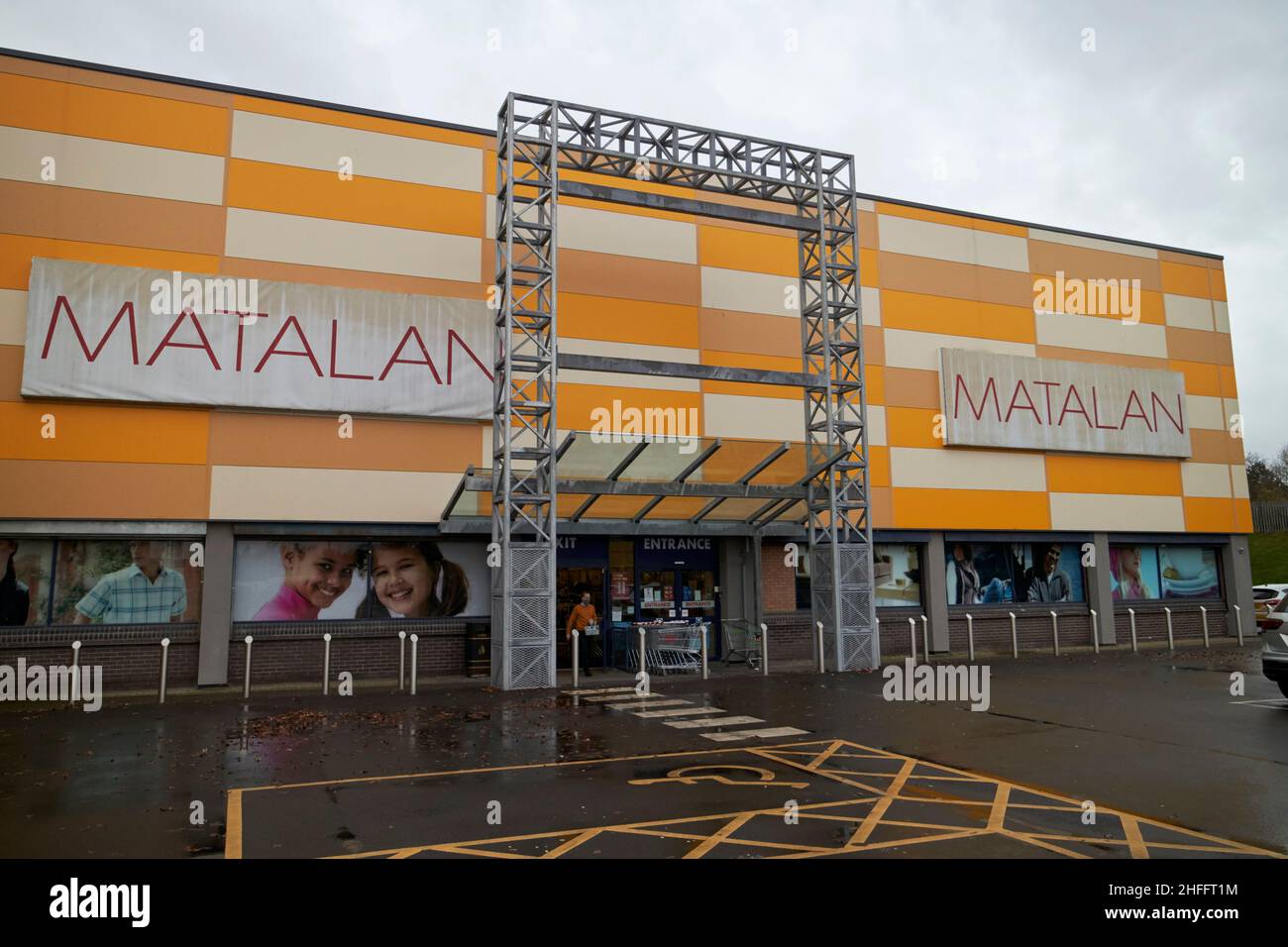 matalan store in a retail park hunts cross Liverpool England UK Stock