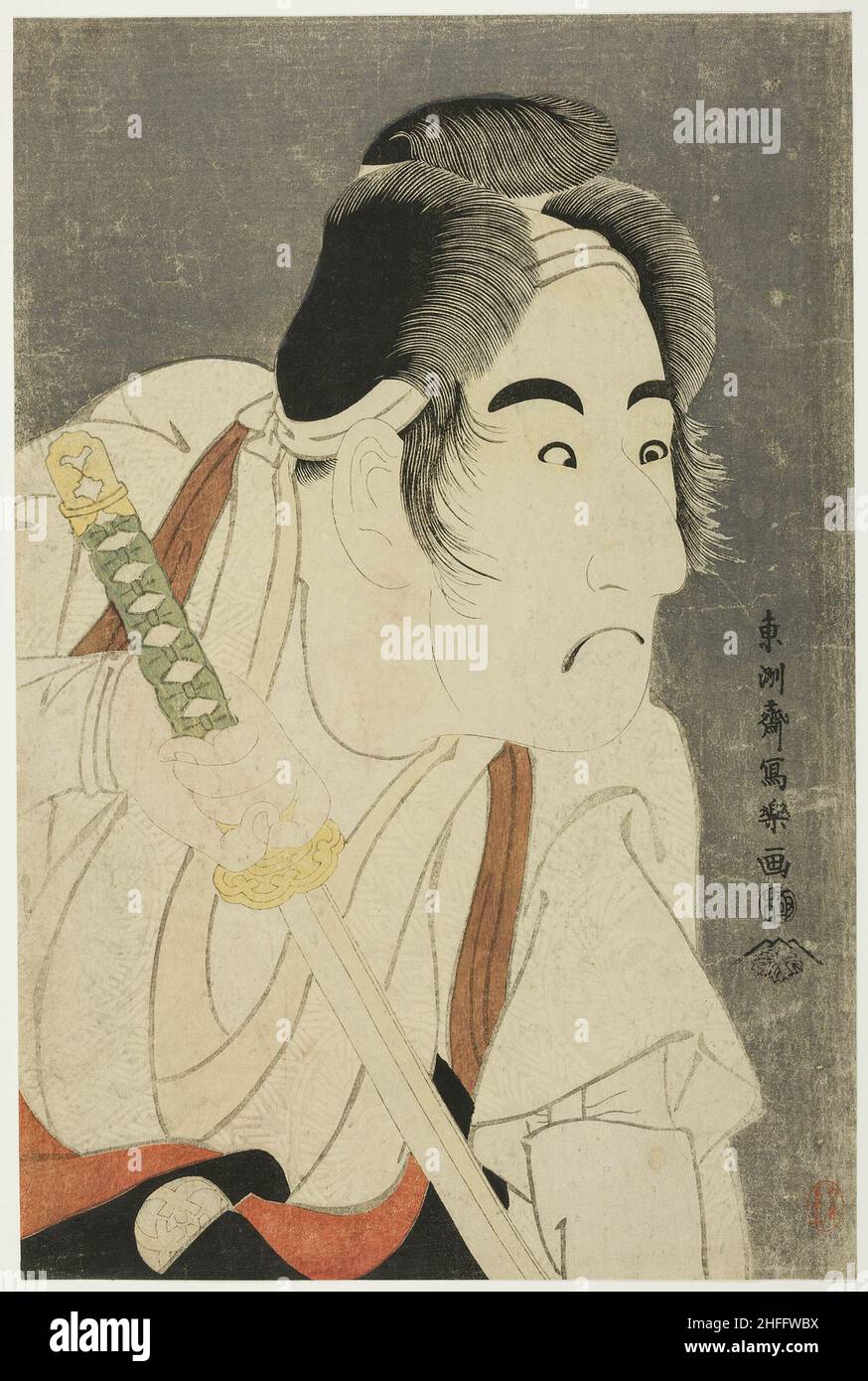 The Actor Bando Mitsugoro Ii As Ishii Genzo 1794 Stock Photo Alamy