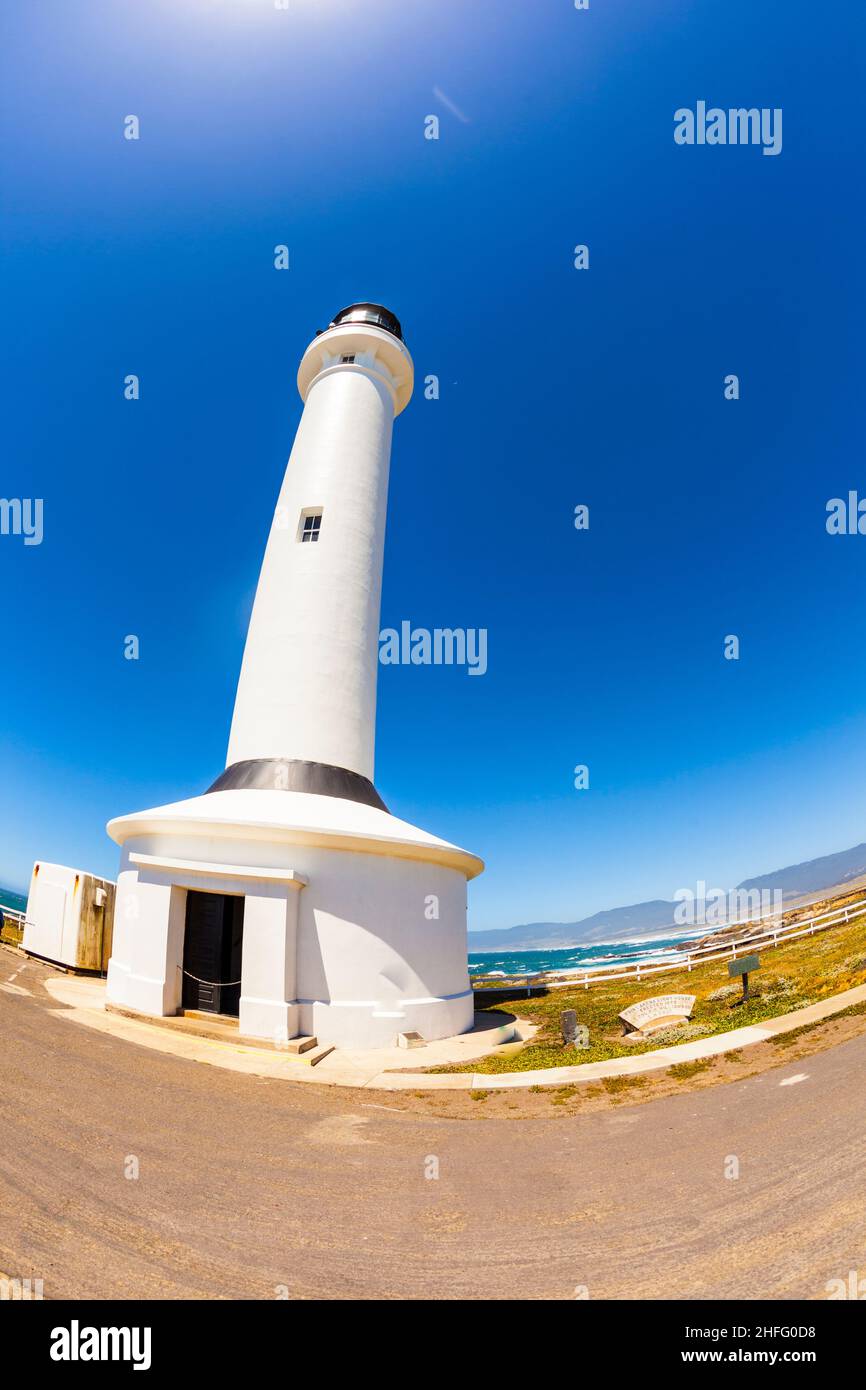 famous Point Arena Lighthouse in California Stock Photo Alamy