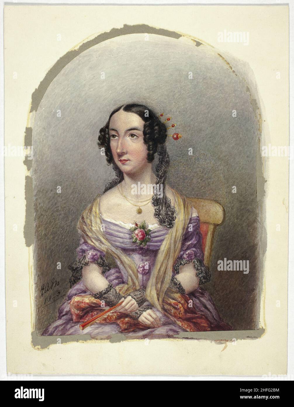 Lady Murray, 1843 Stock Photo Alamy