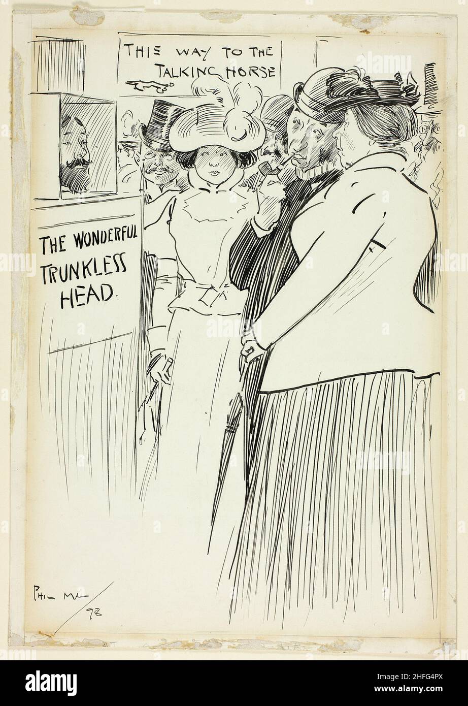 At a County Fair, 1898 Stock Photo Alamy