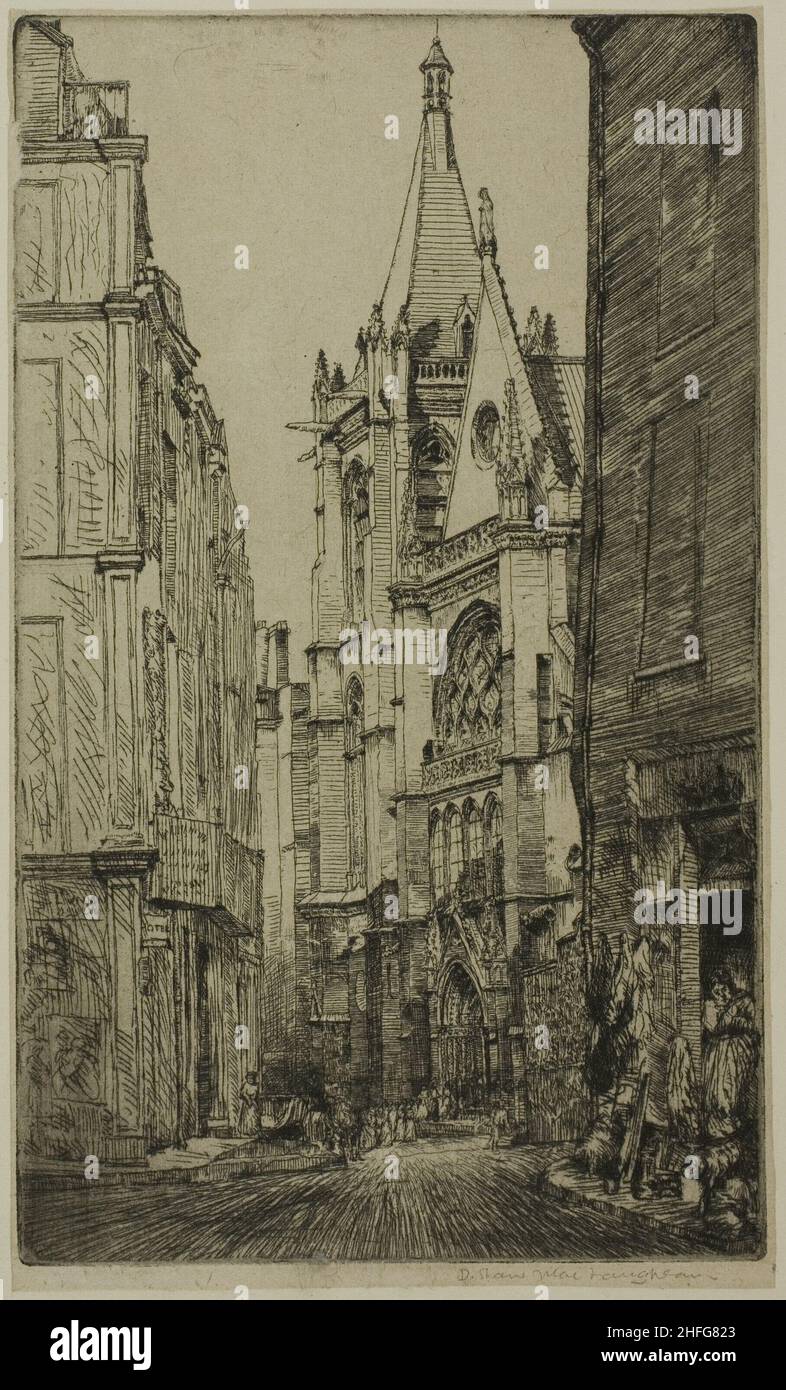 St. Severin, Paris, 1902. Stock Photo